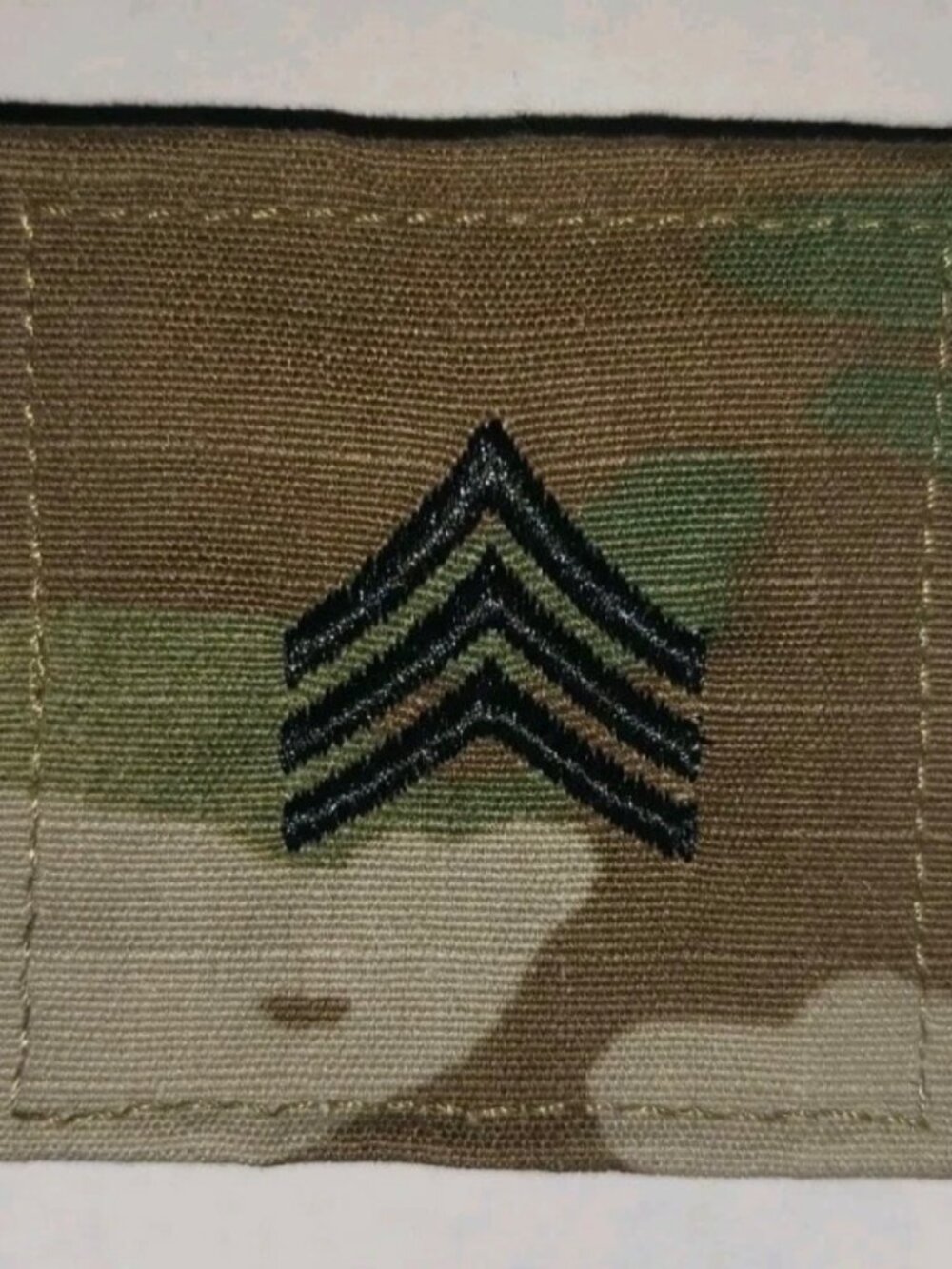 US Army Issued 09/2018 SGT/E5 Rank OCP w/ Hook Sergeant 8455016451632